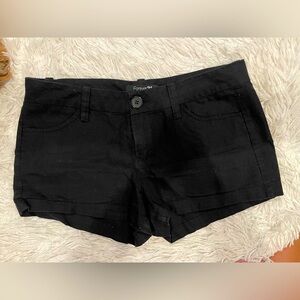 Forever 21 Black High Waist Shorts
